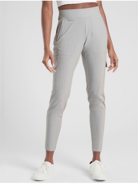 Athleta Pants - Athleta Chelsea Pull-on Jogger. Tan. Size 2. Lightweight.Pockets.